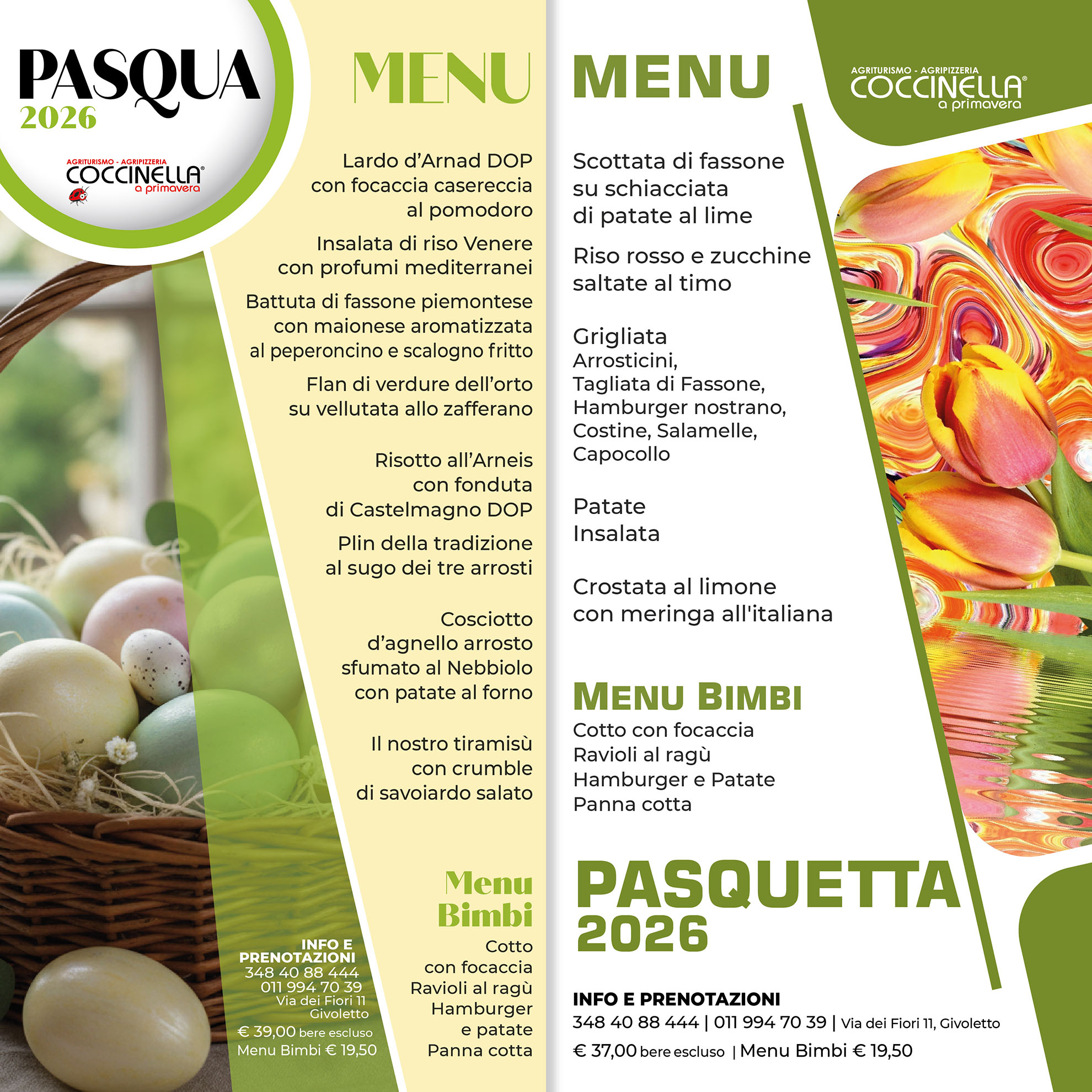 Agriturismo Coccinella - Menu 8 dicembre